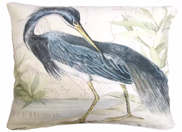 Great Heron Pillow II