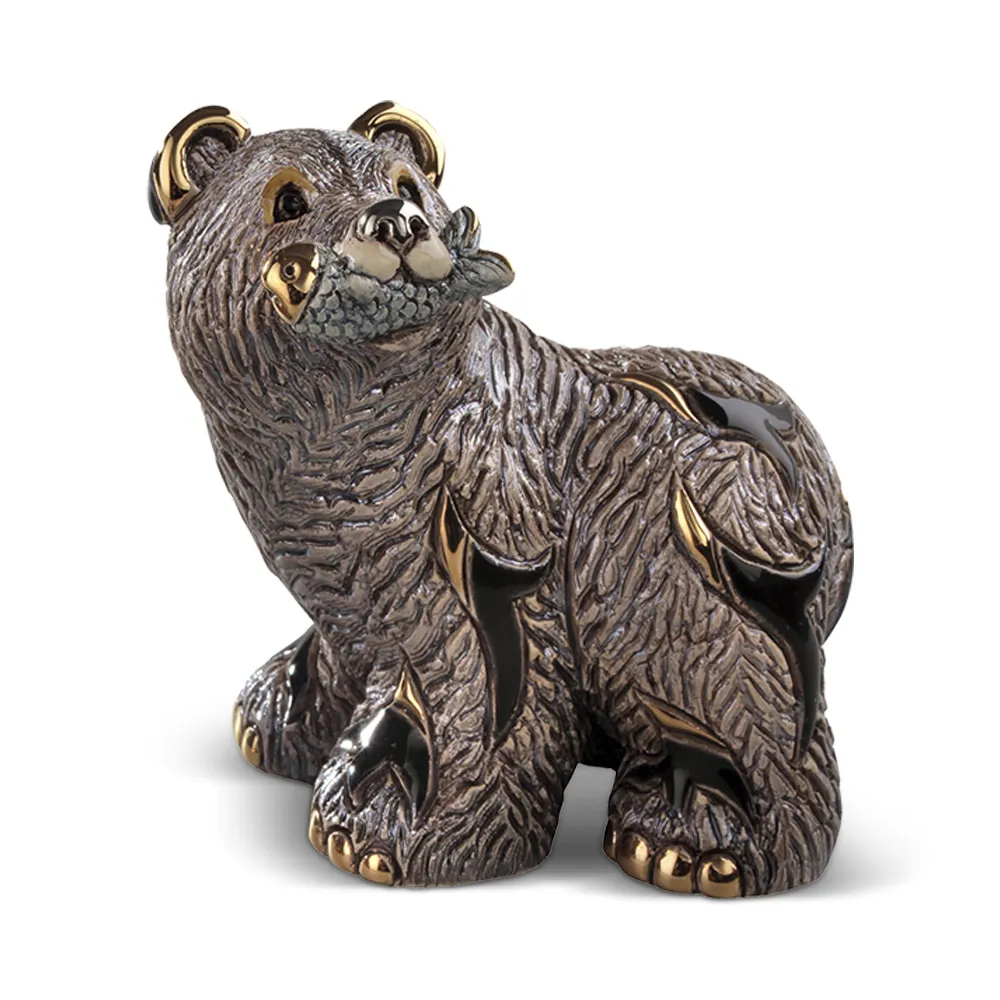 Grizzly Bear Figurine by De Rosa