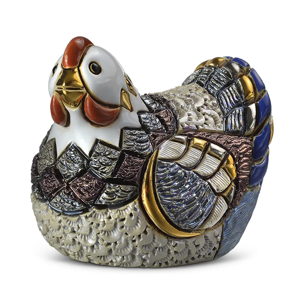 Hen Figurine by De Rosa