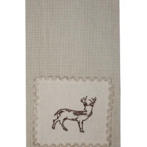 Houndstooth Deer Kitchen Towel (Pack of 6)