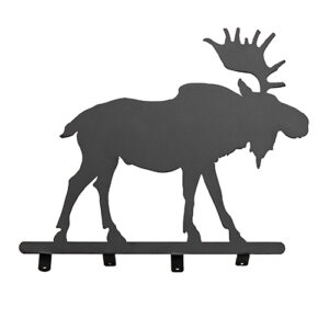 Iron Moose Mailbox Decoration 14" Wide