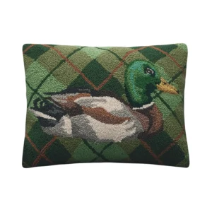 Mallard Plaid Hook Pillow 14X18