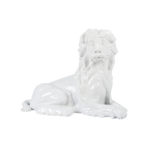 Meissen Lion Ceramic Figurine