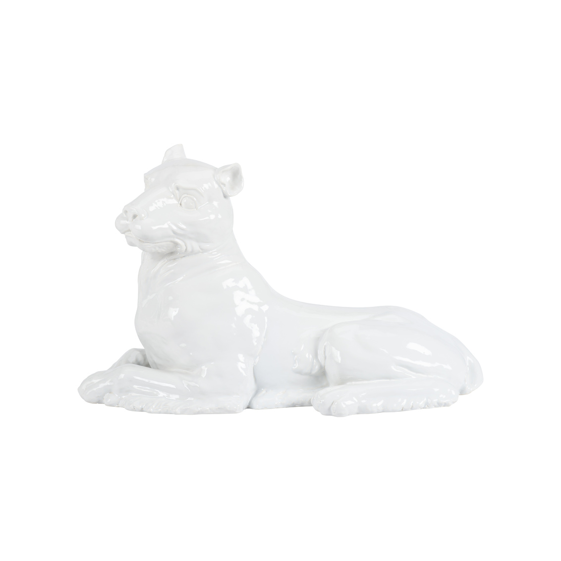 Meissen Lioness Ceramic Figurine