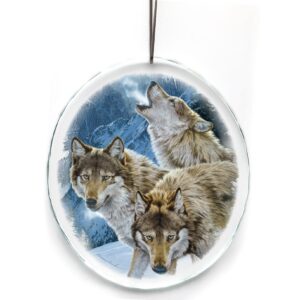 Moon Dancers - Wolves - Suncatcher