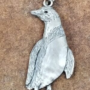 Penguin Pewter Pendant Necklace by Andy Schumann