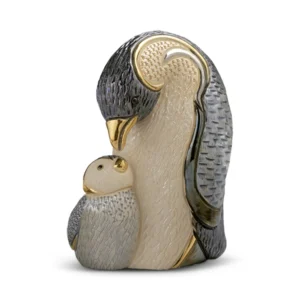 Penguin with Baby Figurine by De Rosa