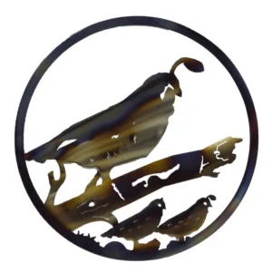 Quail Circle Art