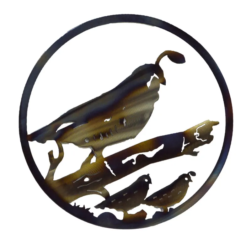 Quail Circle Art
