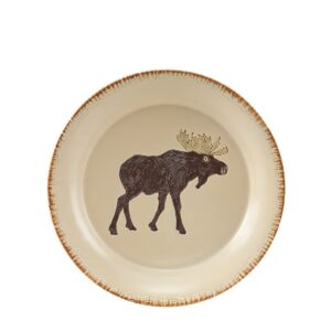 Rustic Retreat Salad Plate – Moose – Set of 4