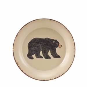 Rustic Retreat Salad Plate – Bear – Set of 4