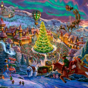 Santa's North Pole – 11″ x 14″ Art Print