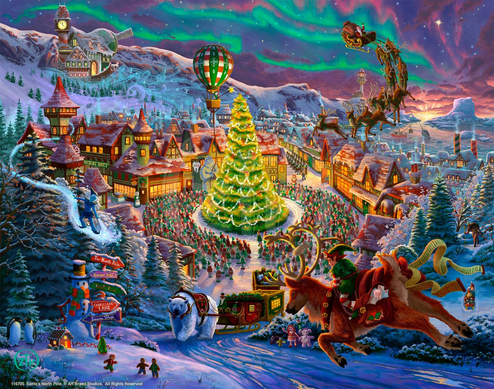 Santa's North Pole - Art Prints