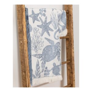 Sea Creatures Rayon Throw