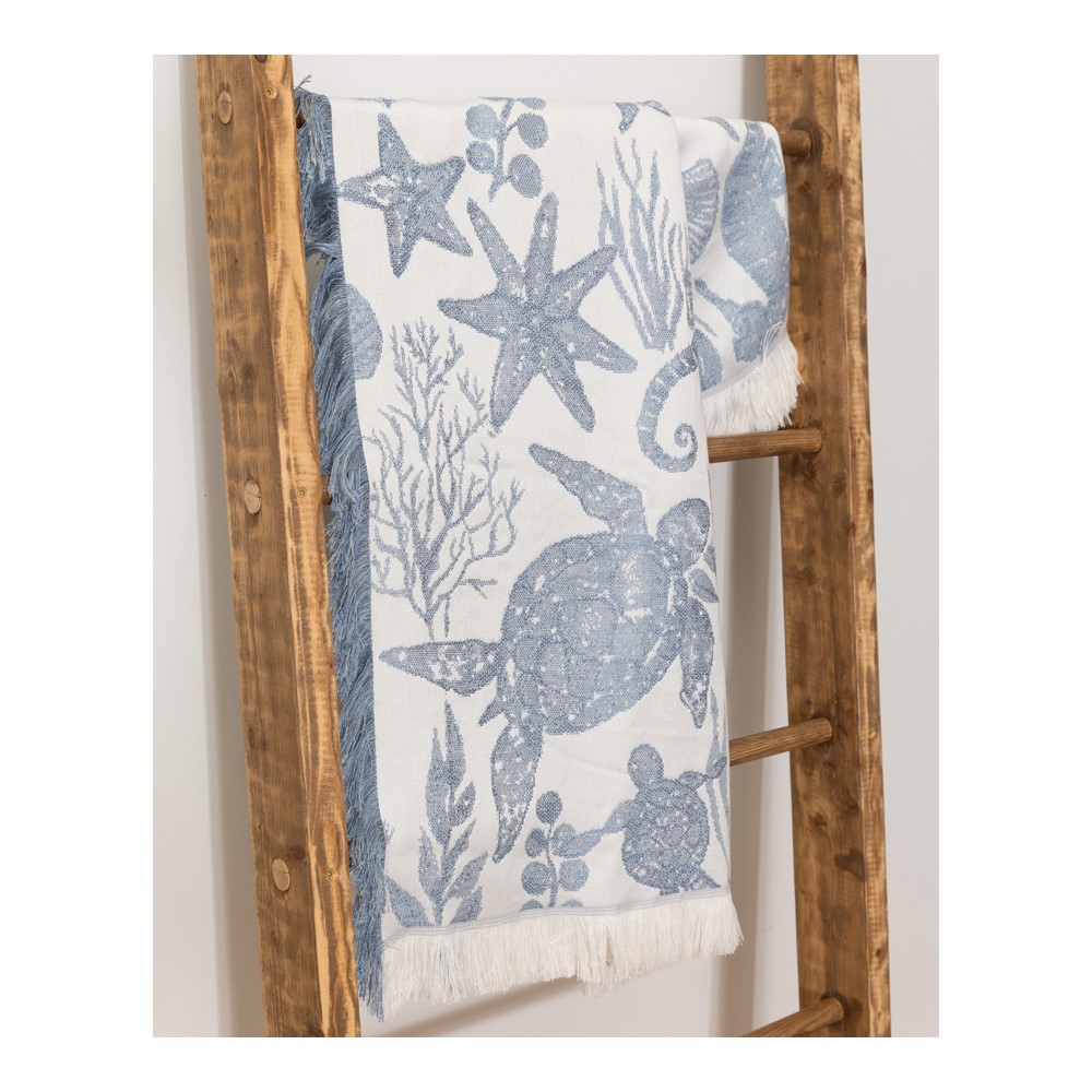 Sea Creatures Rayon Throw