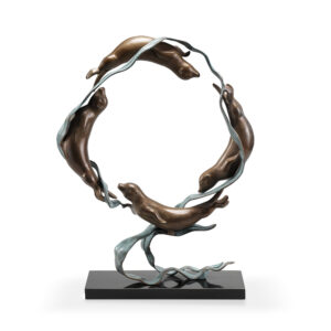 Sea Otter Spectacle Sculpture
