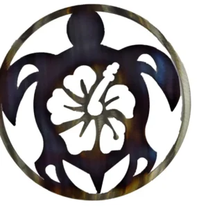 Sea Turtle Circle Art