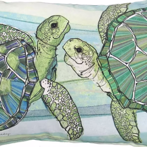 Sea Turtle Pair Pillow