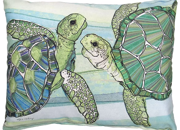 Sea Turtle Pair Pillow