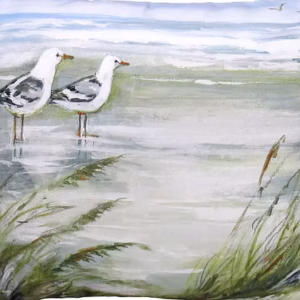 Seagulls Pillow