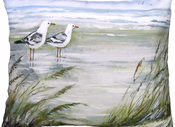 Seagulls Pillow