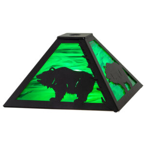 12" Square Grizzly Bear Shade