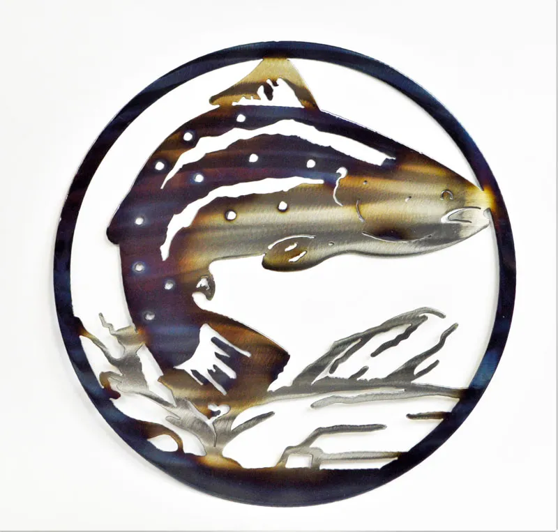 Steelhead Circle Art