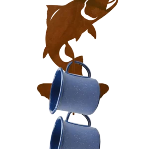 Trout 2 Mug Wall Mount Holder