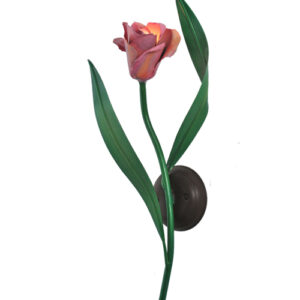 12" Wide Tulip Right Sided Wall Sconce