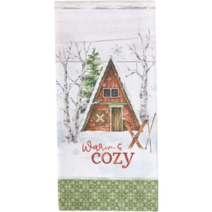 Warm And Cozy Printed Dishtowel (Pack of 6)