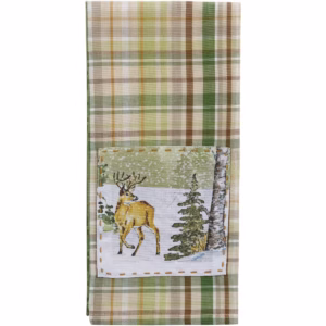 Winter Morning Plaid Decorative Dishtowel (Pack of 6)