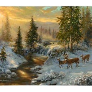 Winter Solstice Dawn - 13" x 18" Gallery Wrapped Canvas