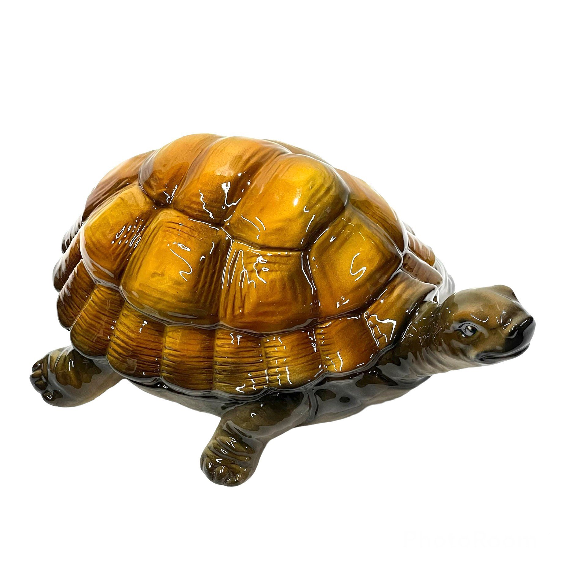 Authentic Italian Ceramic Turtle Sculpture