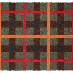 Camp Wandawega Lodge Hook Rug 2x3