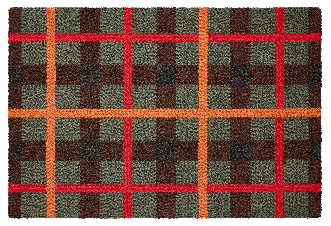 Camp Wandawega Lodge Hook Rug 2x3