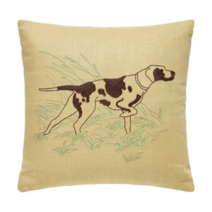 Camp Wandawega Pointer Chainstitched Pillow 16x16