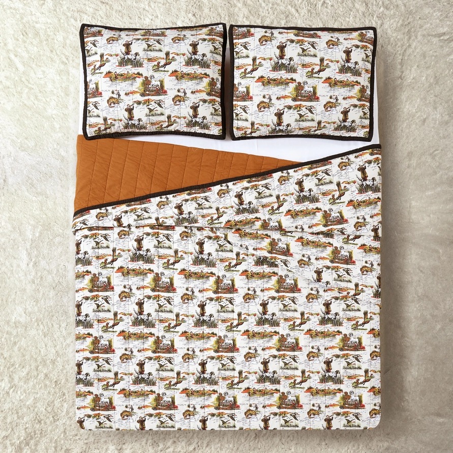 Camp Wandawega Sportsmens Quilt Set
