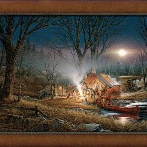 Campfire Tales - Framed Museum Canvas