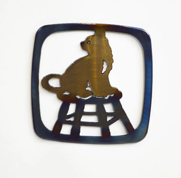 Cat on Chair Coaster