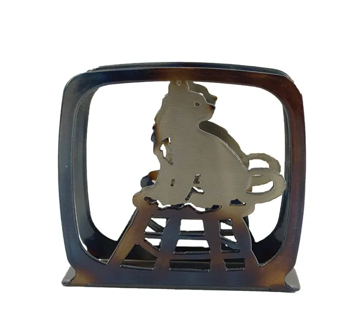 Cat on Chair Napkin Holder