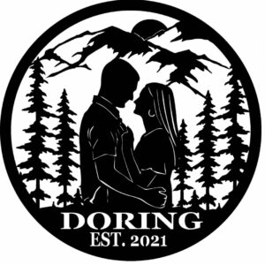 Custom Crafted Lovers Wall Art