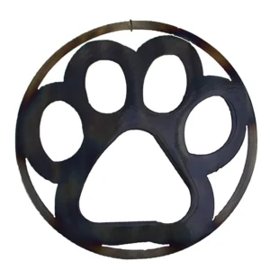 Dog Paw – Small Circle Art