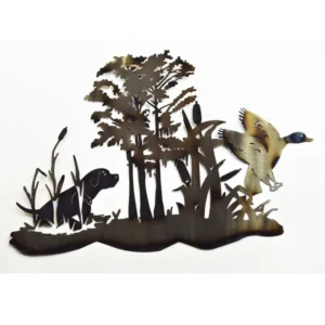 Dog and Duck Wall Art
