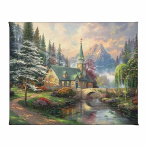 Dogwood Chapel - 8" x 10" Gallery Wrapped Canvas