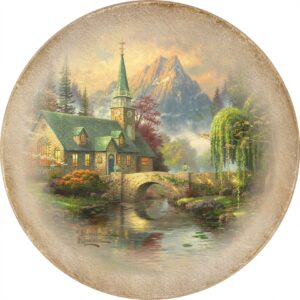 Dogwood Chapel - 12.5" Round Wood Sign