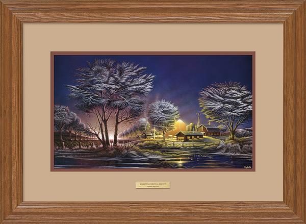 Early Morning Frost - Framed Print