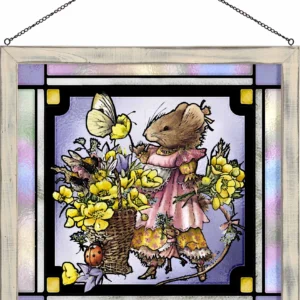 Flutter, Buzz and Bloom - Stained Glass Art