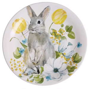 Forever Spring Salad Plate – Bunny – Set of 4