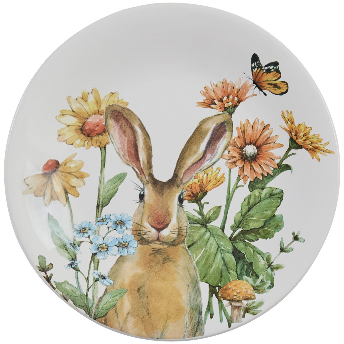 Garden Bunnies Salad Plate
