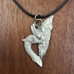 Giraffe Jewelry Pewter Pendant by Andy Schumann
